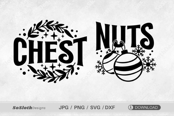 Funny Christmas Couple SVG for T-Shirt Designs and Graphics