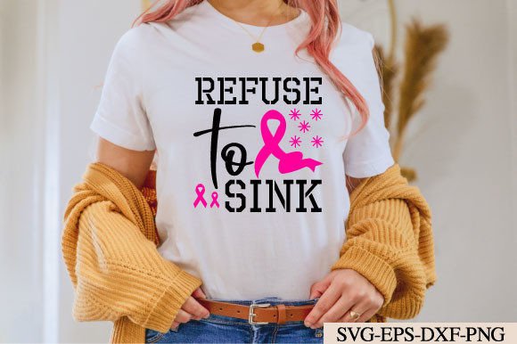 Refuse to Sink Svg: A Bold Embroidery Design