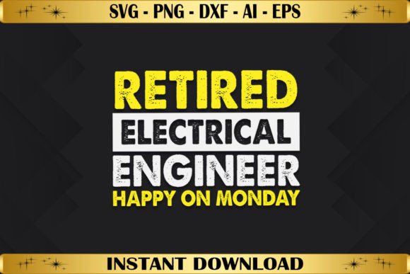 Retired Electrical Engineer: A Unique T-Shirt Design for Local Brands