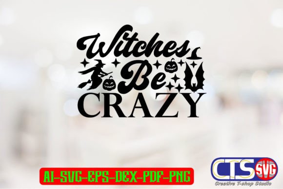 Witches Be Crazy: A Versatile Graphics and Print Templates Asset